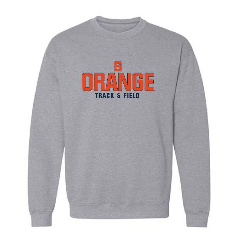 Syracuse - NCAA Women's Track & Field : Samantha Bloch - Classic Shersey Crewneck Sweatshirt Hoodie with Emblem Brand Identity