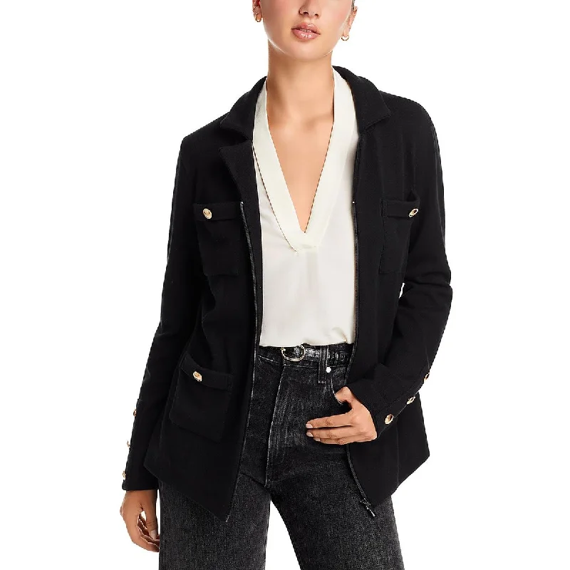 Nic + Zoe Womens Collared Office Double-Breasted Blazer Women's Custom Suit