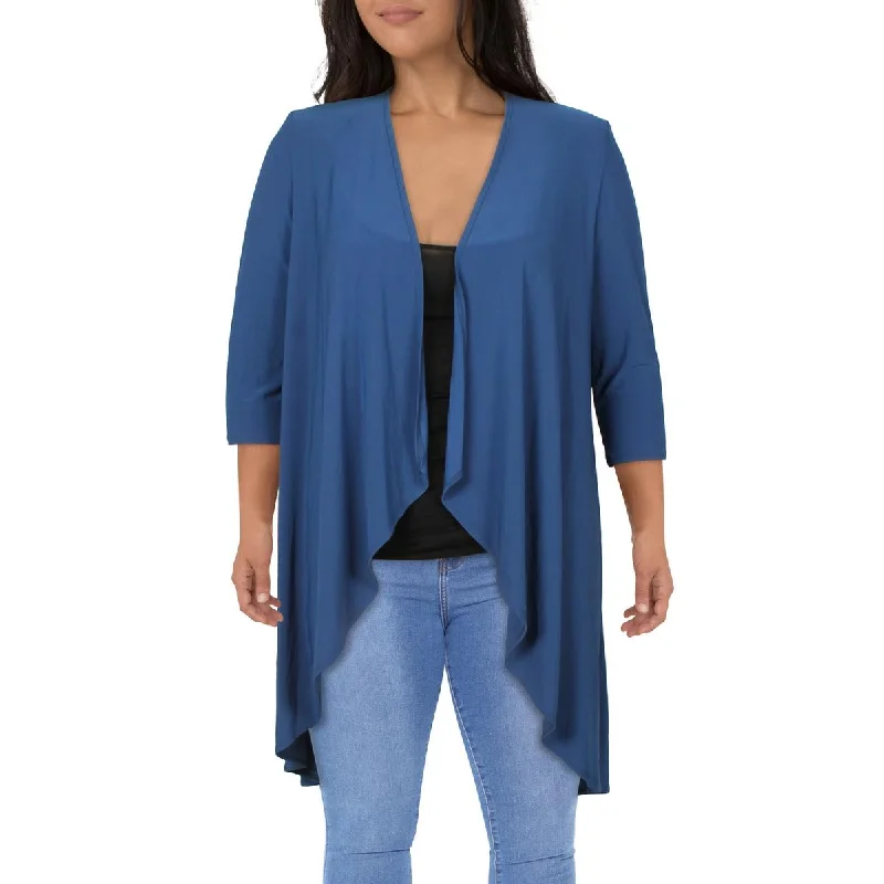 R&M Richards Womens Solid  Duster Blazer Women's Handmade Blazer