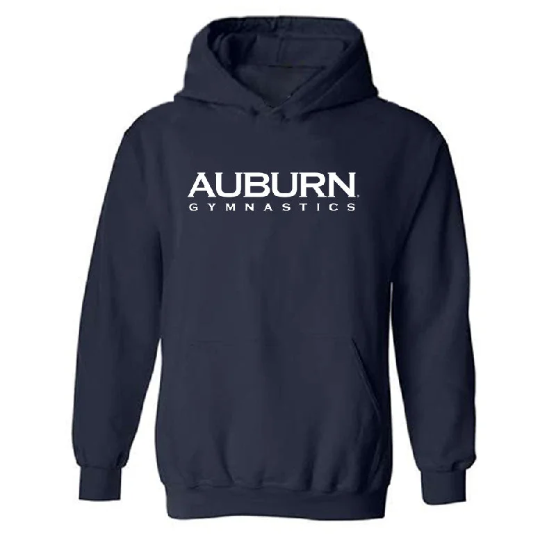 Auburn - NCAA Women's Gymnastics : Anna Hill - Generic Shersey Hooded Sweatshirt Hoodie with Color Block Contrast Stylish Auburn - NCAA Women's Gymnastics : Anna Hill - Generic Shersey Hooded Sweatshirt Hoodie with Color Block Contrast Stylish