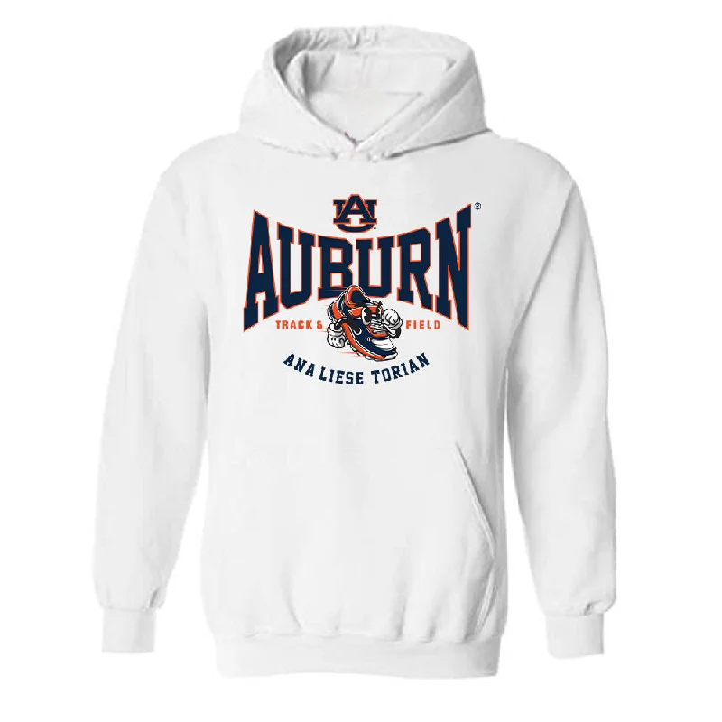 Auburn - NCAA Women's Track & Field : Ana-Liese Torian - Fashion Shersey Hooded Sweatshirt Hoodie with High-Low Hem Asymmetrical Trendy Auburn - NCAA Women's Track & Field : Ana-Liese Torian - Fashion Shersey Hooded Sweatshirt Hoodie with High-Low Hem Asymmetrical Trendy
