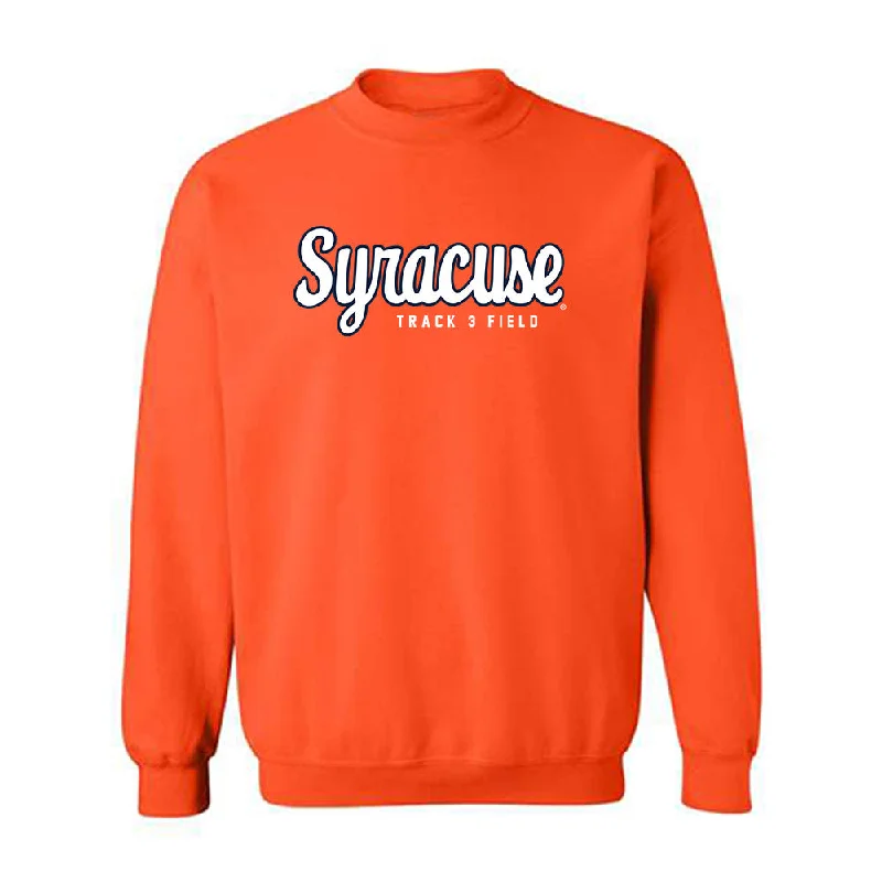 Syracuse - NCAA Women's Track & Field : Samantha Bloch - Classic Shersey Crewneck Sweatshirt Hoodie with Logo Branding Identity Syracuse - NCAA Women's Track & Field : Samantha Bloch - Classic Shersey Crewneck Sweatshirt Hoodie with Logo Branding Identity