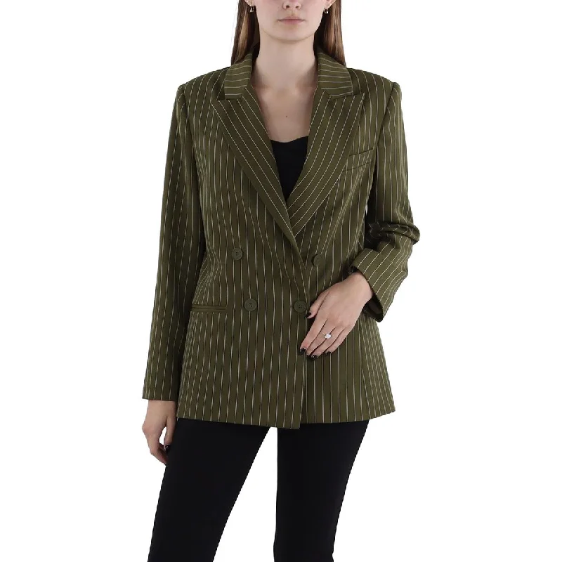 Tahari ASL Womens Pinstripe Suit Separate Double-Breasted Blazer Women's Fashion Blazer Tahari ASL Womens Pinstripe Suit Separate Double-Breasted Blazer Women's Fashion Blazer