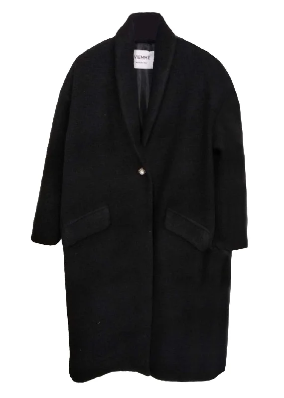 CLOTILDE COAT- Black Parka Anorak Hoodie