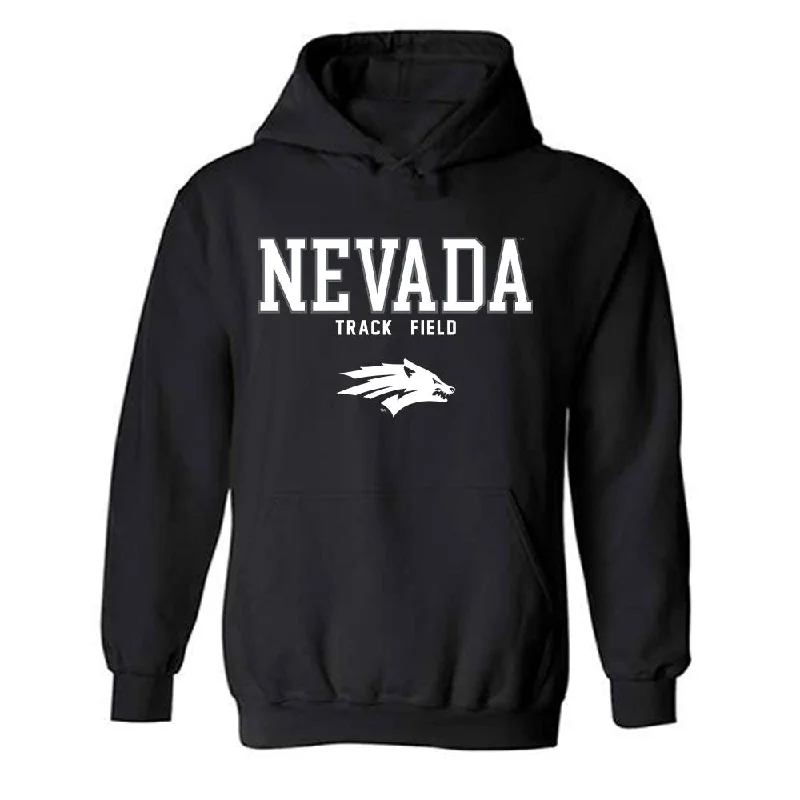 Nevada - NCAA Women's Track & Field : Meekness Dogonyaro - Classic Shersey Hooded Sweatshirt Zip Hoodie Drawstring Kangaroo Pocket Nevada - NCAA Women's Track & Field : Meekness Dogonyaro - Classic Shersey Hooded Sweatshirt Zip Hoodie Drawstring Kangaroo Pocket