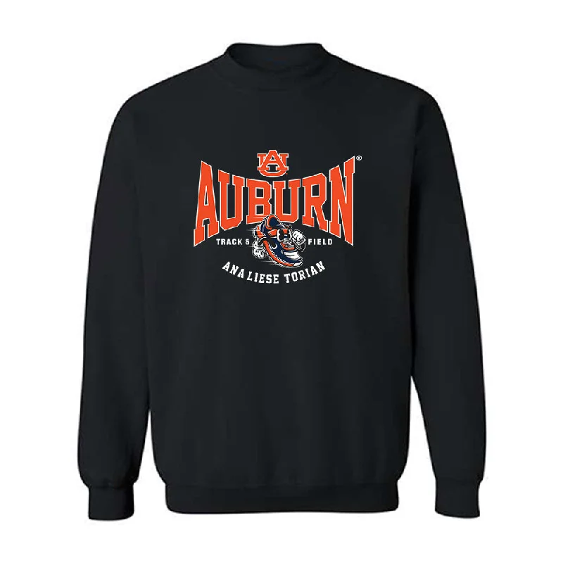 Auburn - NCAA Women's Track & Field : Ana-Liese Torian - Fashion Shersey Crewneck Sweatshirt Hoodie with Elastic Cuffs Stretchable Comfortable