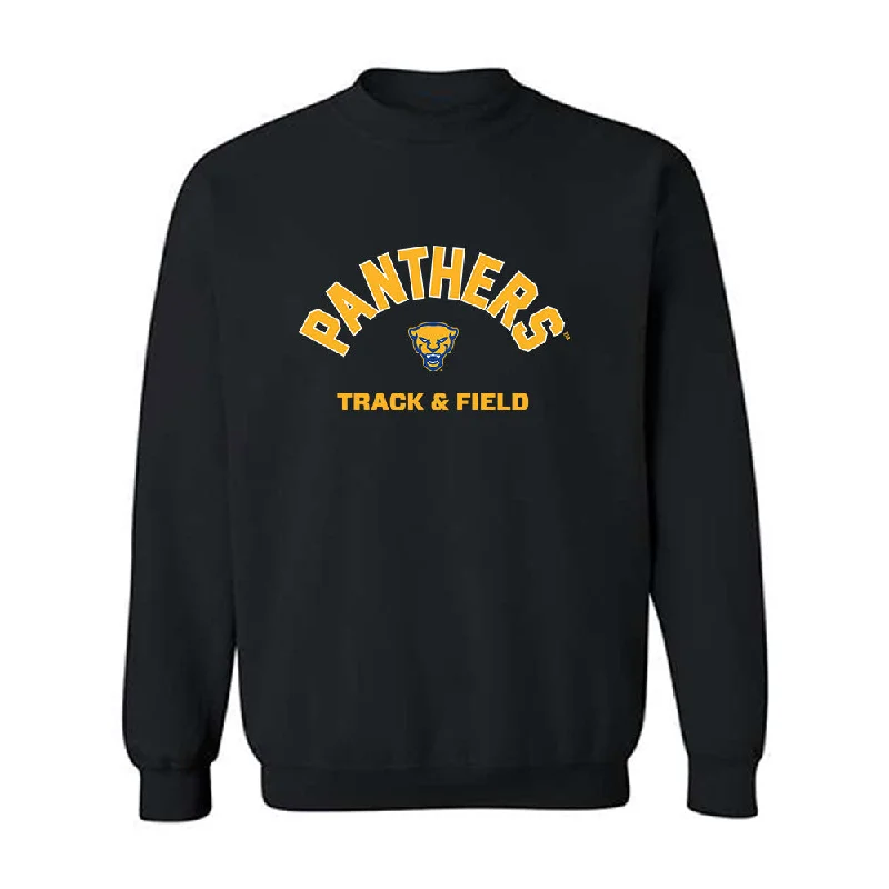 Pittsburgh - NCAA Women's Track & Field : Somiyah Braggs - Classic Fashion Shersey Crewneck Sweatshirt Hoodie with Half-Zip Sporty Casual Pittsburgh - NCAA Women's Track & Field : Somiyah Braggs - Classic Fashion Shersey Crewneck Sweatshirt Hoodie with Half-Zip Sporty Casual