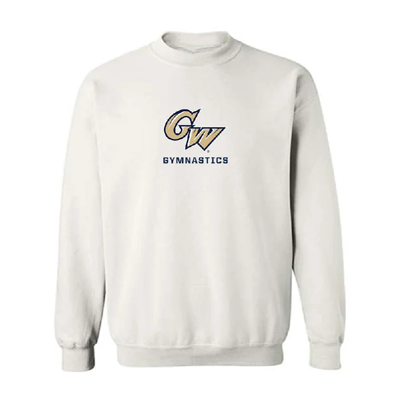 GWU - NCAA Women's Gymnastics : Alexa Chuy - Classic Shersey Crewneck Sweatshirt Hoodie with Hem Drawcord Adjustable Customizable GWU - NCAA Women's Gymnastics : Alexa Chuy - Classic Shersey Crewneck Sweatshirt Hoodie with Hem Drawcord Adjustable Customizable
