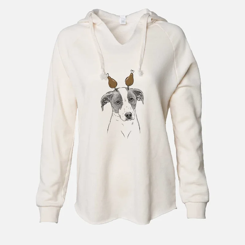 Thanksgiving Zephyr the Pointer Mix - Cali Wave Hooded Sweatshirt Hoodie with Drawcord Adjustable Secure Thanksgiving Zephyr the Pointer Mix - Cali Wave Hooded Sweatshirt Hoodie with Drawcord Adjustable Secure