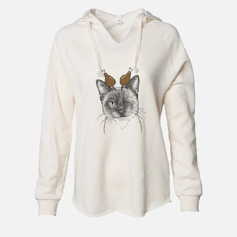 Thanksgiving Hoggle the Siamese Cat - Cali Wave Hooded Sweatshirt Hoodie with Patch Decorative Personalized Thanksgiving Hoggle the Siamese Cat - Cali Wave Hooded Sweatshirt Hoodie with Patch Decorative Personalized
