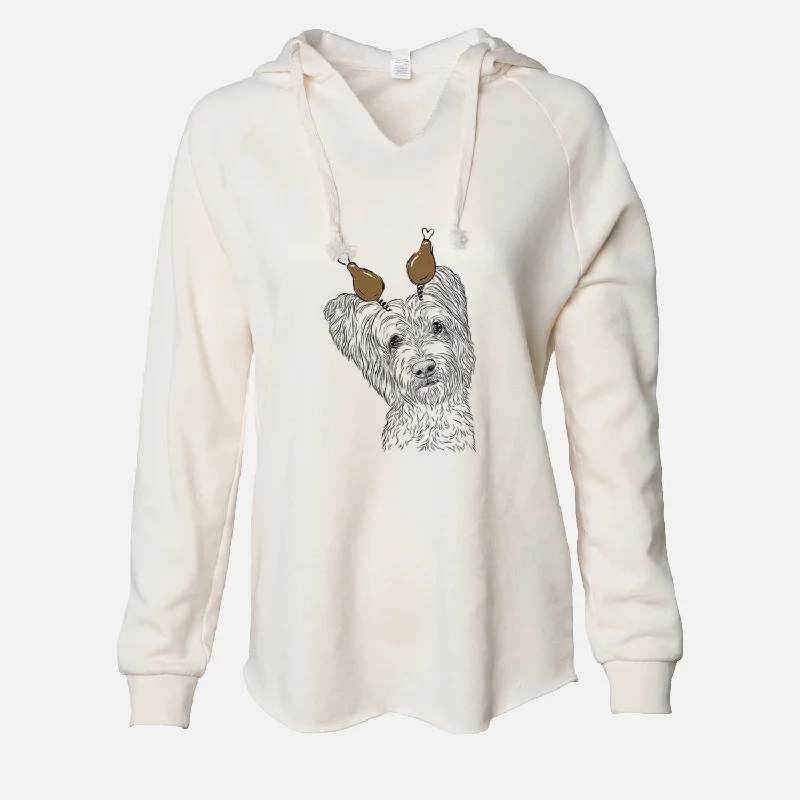 Thanksgiving Dexter the Terrier Mix - Cali Wave Hooded Sweatshirt Hoodie with Gradient Ombre Colorful Thanksgiving Dexter the Terrier Mix - Cali Wave Hooded Sweatshirt Hoodie with Gradient Ombre Colorful