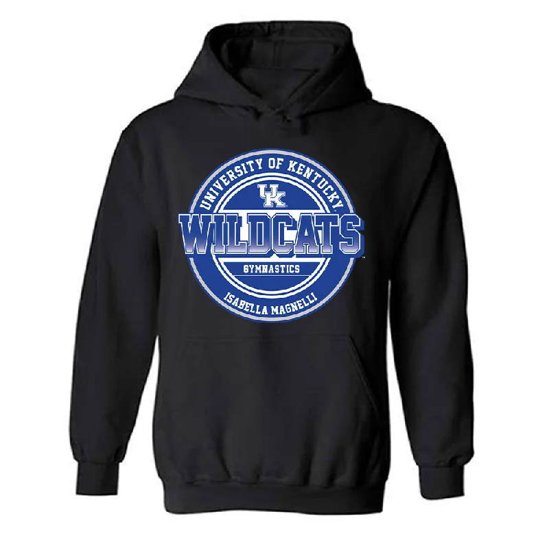 Kentucky - NCAA Women's Gymnastics : Isabella Magnelli - Classic Fashion Shersey Hooded Sweatshirt Hoodie with Contrast Stitching Detailed Premium