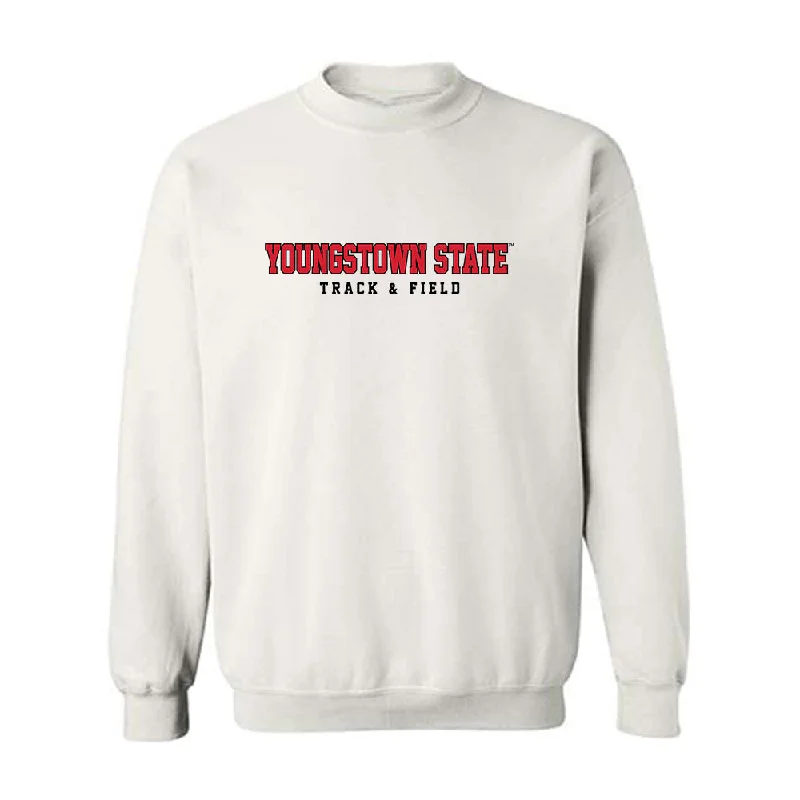 Youngstown State - NCAA Women's Track & Field : India Bailey - Classic Shersey Crewneck Sweatshirt Hoodie with Hidden Zipper Minimalist Clean Youngstown State - NCAA Women's Track & Field : India Bailey - Classic Shersey Crewneck Sweatshirt Hoodie with Hidden Zipper Minimalist Clean