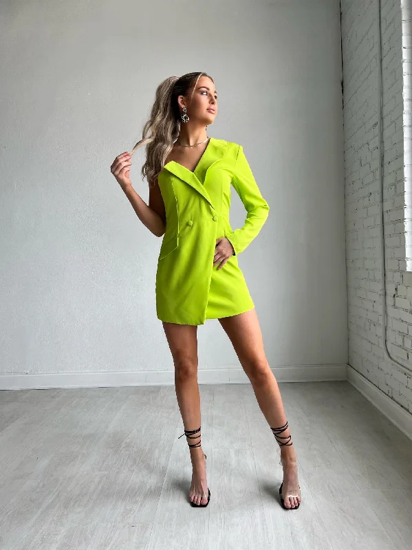 Key lime blazer dress Women's Classic Blazer