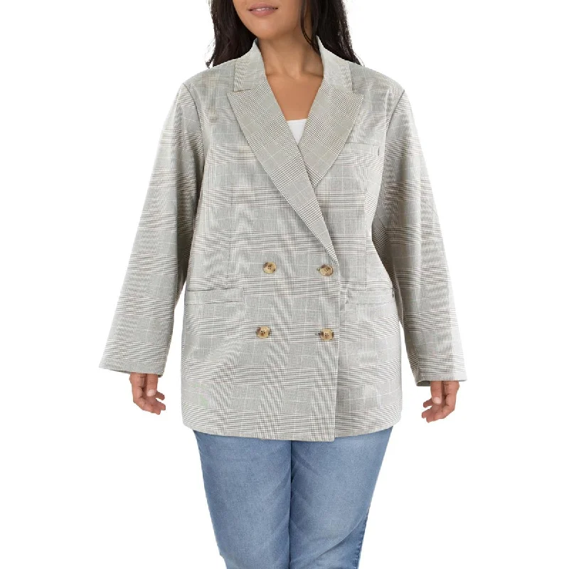 Levi Strauss & Co. Womens Plus   Suit Separate Work Wear Double-Breasted Blazer Women's Radiation Jacket