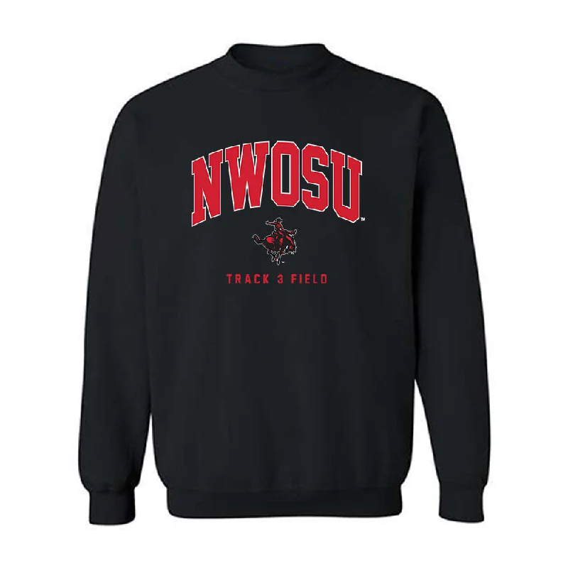 NWOSU - NCAA Women's Track & Field : Samantha Grimes - Crewneck Sweatshirt Hoodie with Crew Neck Simple Timeless NWOSU - NCAA Women's Track & Field : Samantha Grimes - Crewneck Sweatshirt Hoodie with Crew Neck Simple Timeless