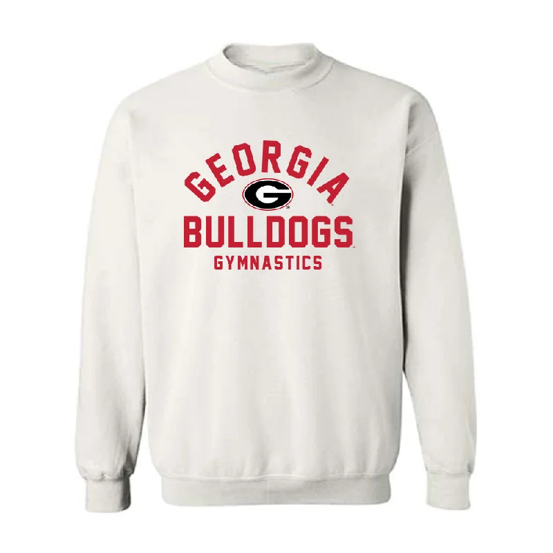 Georgia - NCAA Women's Gymnastics : Naya Howard - Classic Shersey Crewneck Sweatshirt Hoodie with Hem Frayed Vintage Worn Georgia - NCAA Women's Gymnastics : Naya Howard - Classic Shersey Crewneck Sweatshirt Hoodie with Hem Frayed Vintage Worn