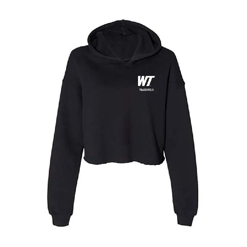 WTAMU - NCAA Women's Track & Field : Asana Hamidu - Women's Crop Fleece Hoodie Hoodie with Raglan Sleeves Sporty Comfortable WTAMU - NCAA Women's Track & Field : Asana Hamidu - Women's Crop Fleece Hoodie Hoodie with Raglan Sleeves Sporty Comfortable