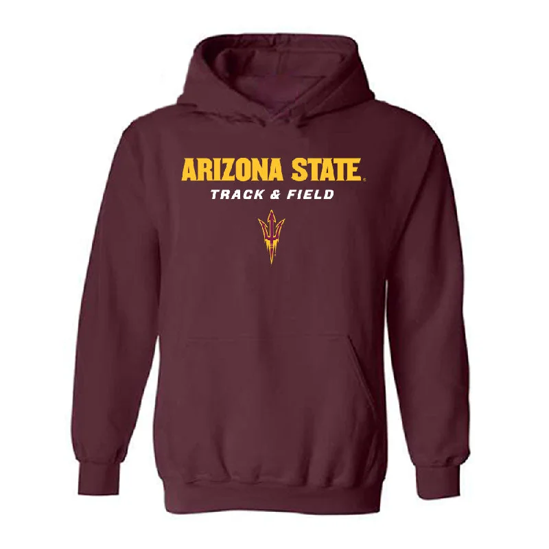 Arizona State - NCAA Women's Track & Field : Alex Johnson - Classic Shersey Hooded Sweatshirt Hoodie with Print Artistic Unique Arizona State - NCAA Women's Track & Field : Alex Johnson - Classic Shersey Hooded Sweatshirt Hoodie with Print Artistic Unique