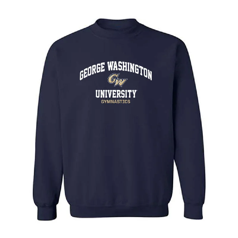 GWU - NCAA Women's Gymnastics : Alexa Chuy - Classic Fashion Shersey Crewneck Sweatshirt Cotton Hoodie Fleece Lining Warmth GWU - NCAA Women's Gymnastics : Alexa Chuy - Classic Fashion Shersey Crewneck Sweatshirt Cotton Hoodie Fleece Lining Warmth