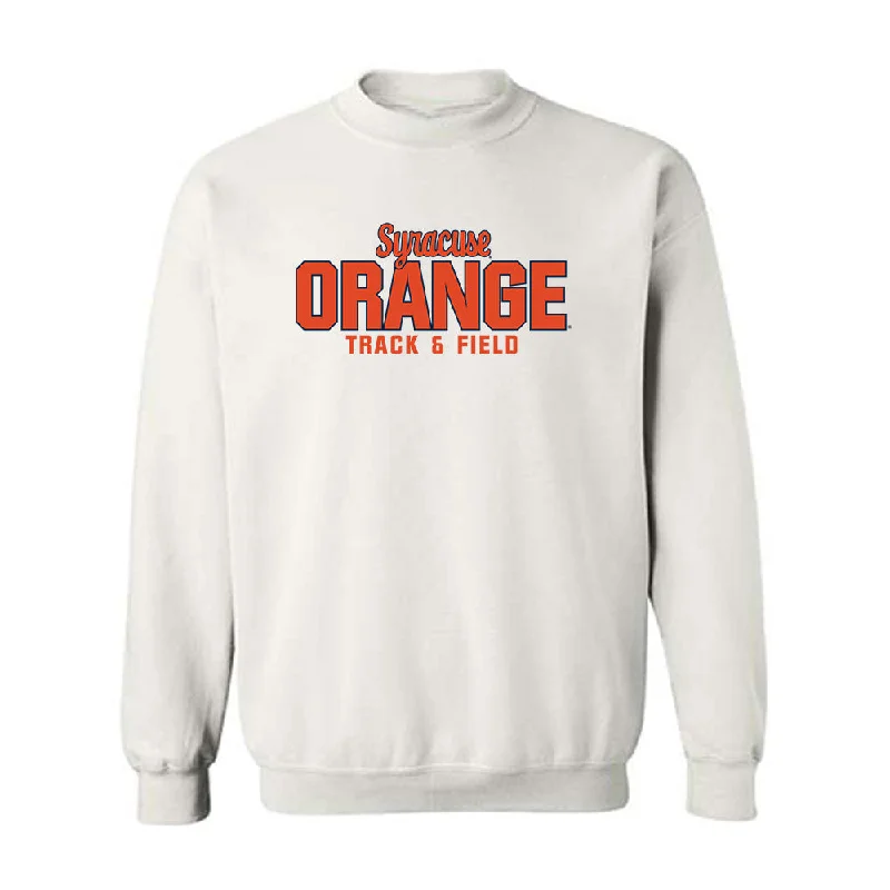 Syracuse - NCAA Women's Track & Field : Samantha Bloch - Classic Shersey Crewneck Sweatshirt Hoodie with Zipper Versatile Modern