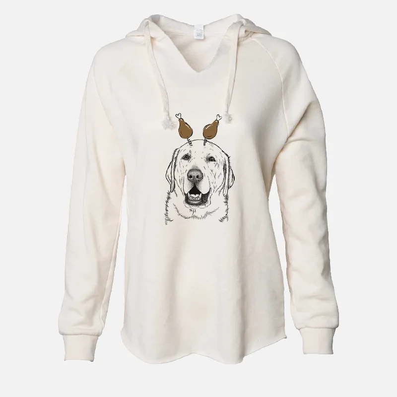 Thanksgiving Sparks the Labrador Retriever - Cali Wave Hooded Sweatshirt Zip Hoodie Drawstring Kangaroo Pocket Thanksgiving Sparks the Labrador Retriever - Cali Wave Hooded Sweatshirt Zip Hoodie Drawstring Kangaroo Pocket