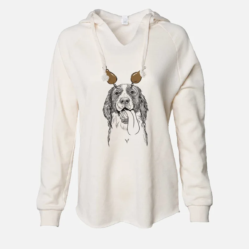 Thanksgiving Duke the English Springer Spaniel - Cali Wave Hooded Sweatshirt Graphic Hoodie Design Print