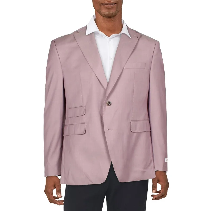Tayion By Montee Holland Mens Agordy Wool Blend Classic Fit Two-Button Blazer Women's Trendy Jacket