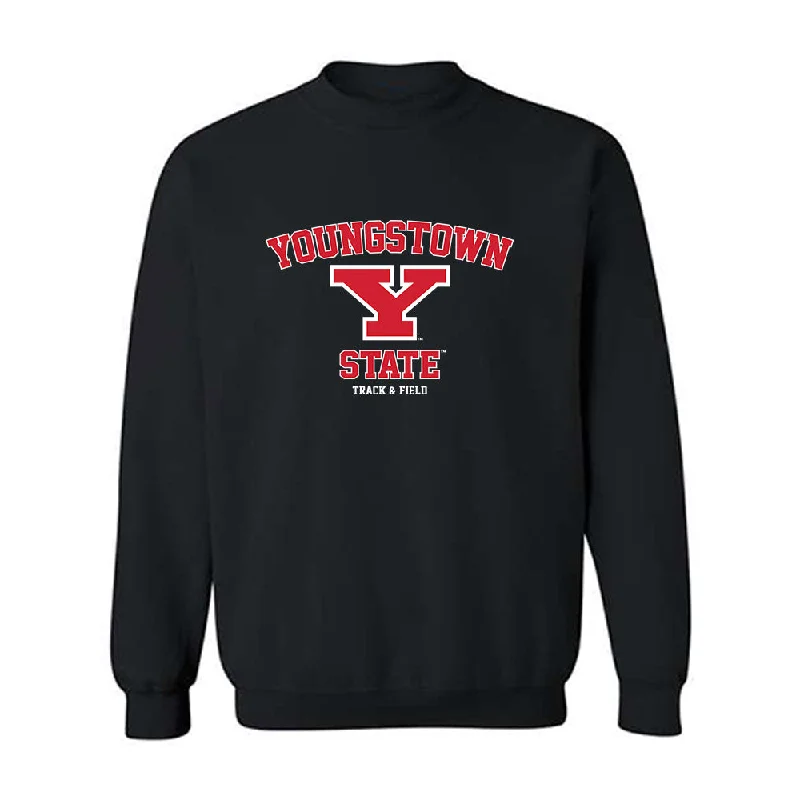 Youngstown State - NCAA Women's Track & Field : India Bailey - Classic Shersey Crewneck Sweatshirt Hoodie with Drop Shoulder Relaxed Streetwear