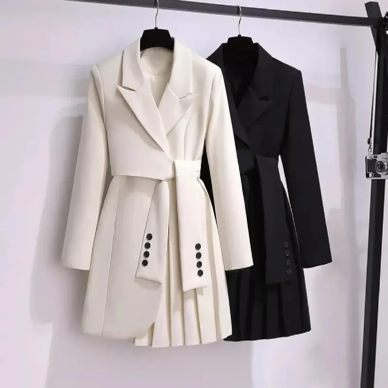 Slim Long Sleeve Blazer Dress Women's Premium Blazer
