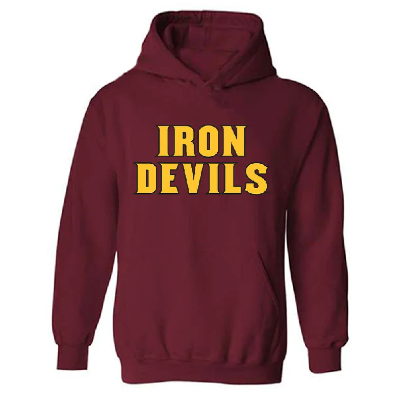 Arizona State - NCAA Women's Track & Field : Alex Johnson - Replica Shersey Hooded Sweatshirt Hoodie with Hem Lace Feminine Delicate Arizona State - NCAA Women's Track & Field : Alex Johnson - Replica Shersey Hooded Sweatshirt Hoodie with Hem Lace Feminine Delicate