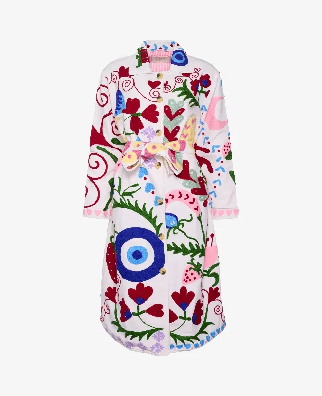 Coat Se1093 Rose Suzani White-Swan Cape Coat Herringbone Coat Tweed Coat