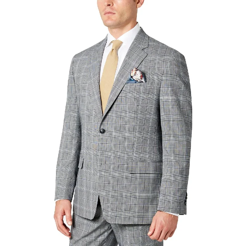 Sean John Mens Classic Fit Business Two-Button Blazer Women's Lightweight Blazer