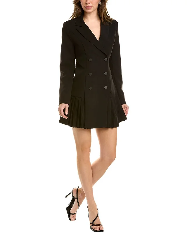 Gracia Double-Breasted Blazer Dress Women's Stripe Blazer