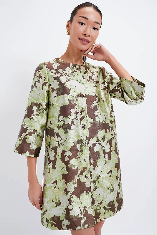 Ellesmere Jacquard Millie Coat Dress Hooded Jacket Zipper Jacket Button Jacket
