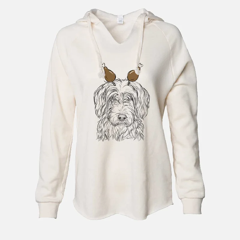 Thanksgiving Harry the Mixed Breed - Cali Wave Hooded Sweatshirt Hoodie with Hem Ribbing Snug Secure Thanksgiving Harry the Mixed Breed - Cali Wave Hooded Sweatshirt Hoodie with Hem Ribbing Snug Secure