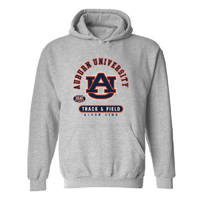 Auburn - NCAA Women's Track & Field : Alvah Lind - Classic Fashion Shersey Hooded Sweatshirt Hoodie with Reflective Safety Nightwear