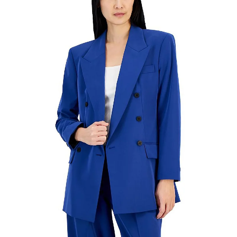 Hugo Womens Long Workwear Double-Breasted Blazer Women's Premium Blazer