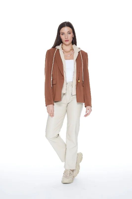 Blue Revival HelenDouble Breasted Blazer - Toffee New Women's Blazer