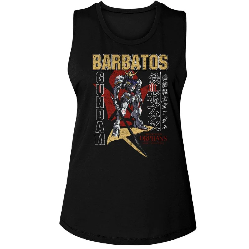 MOBILE SUIT GUNDAM Tank Top, Barbatos solid color tank