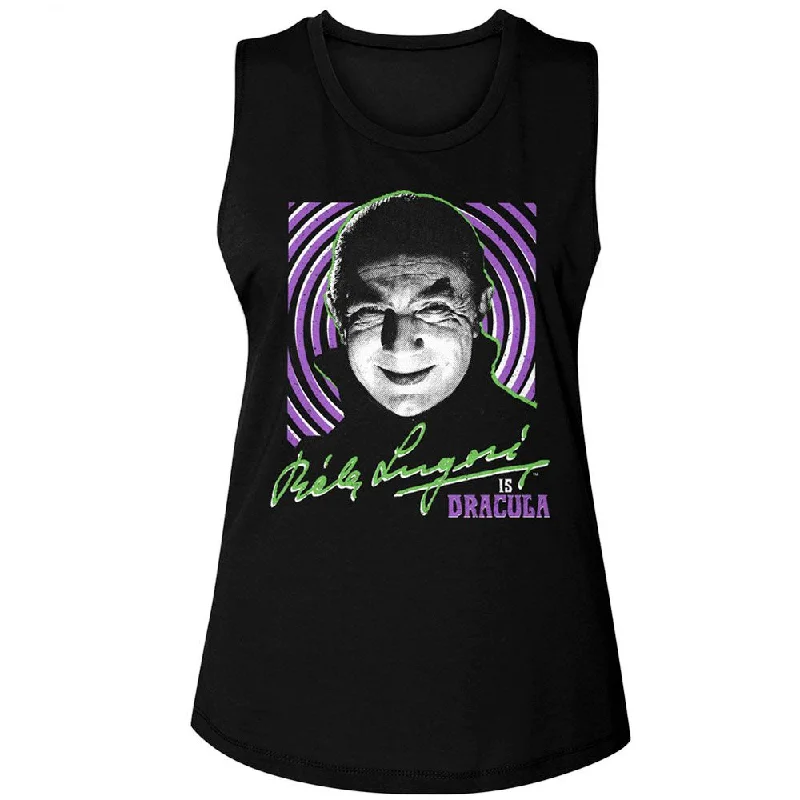 BELA LUGOSI Tank Top, Hypnotic scoop neck tank