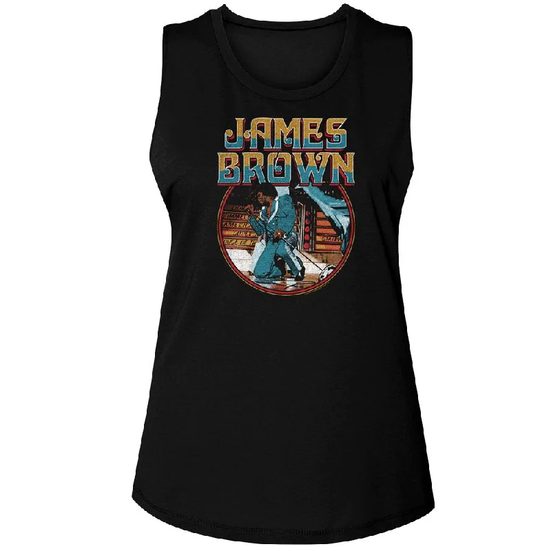 JAMES BROWN Tank Top, Kneel fitness tank top