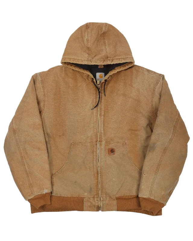 Carhartt Hooded Work Jacket Anorak Shell Jacket Lightweight Jacket