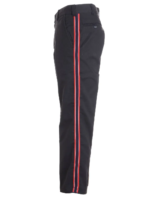 Label Side Stripe Cropped Trouser Trousers Floral Bohemian