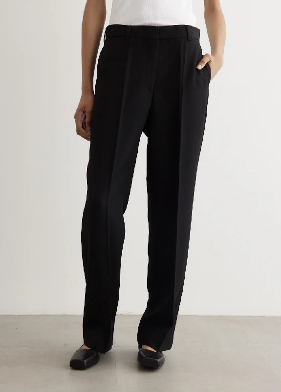 Straight Tailored Trousers Trousers Wedding White