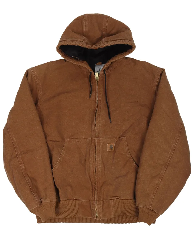 Carhartt Hooded Jacket Hoodie Zip-Up Jacket Button-Up Jacket