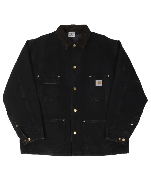 Carhartt Blanket Lined Chore Jacket Knit Jacket Woven Jacket Fleece Jacket