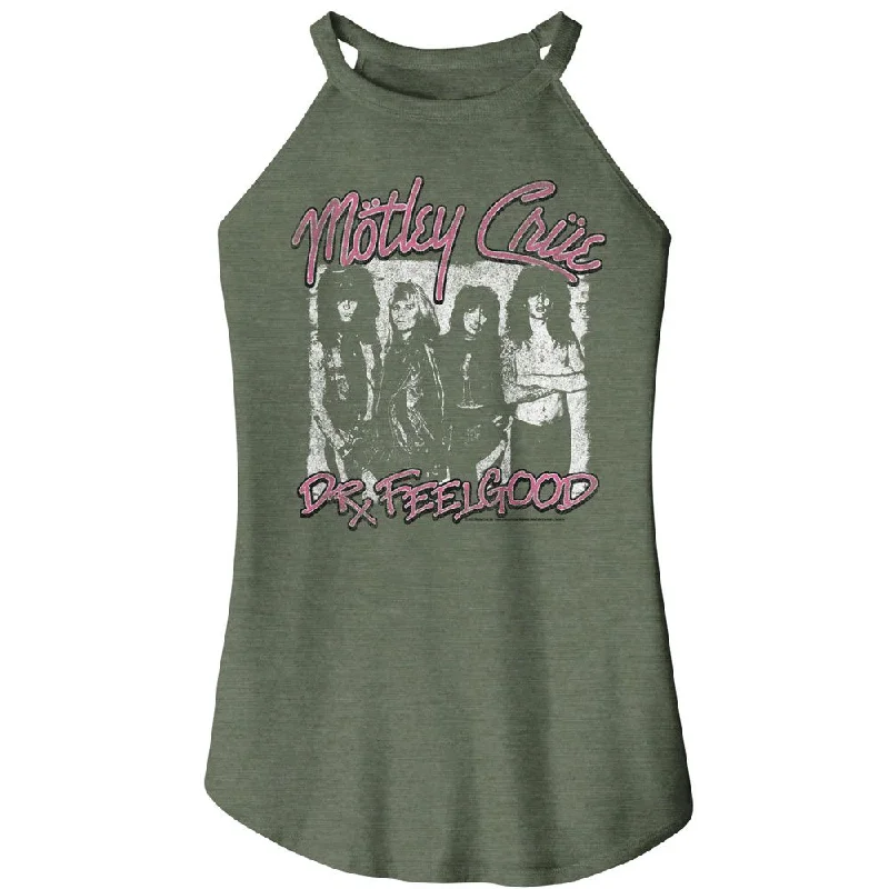 MOTLEY CRUE Rocker Tank Top, Dr Feelgood rhinestone tank top