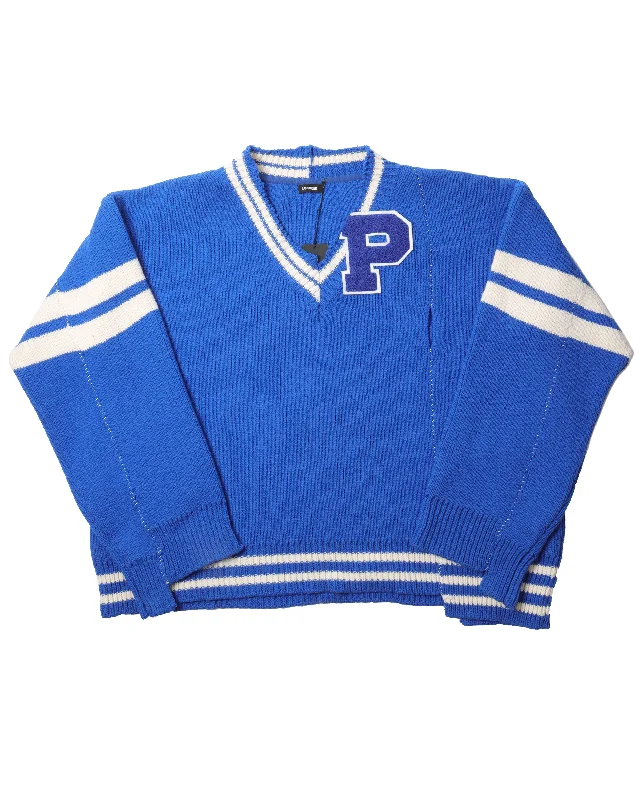 AW16 Oversized "P" Sweater Sequined Glittery Shiny