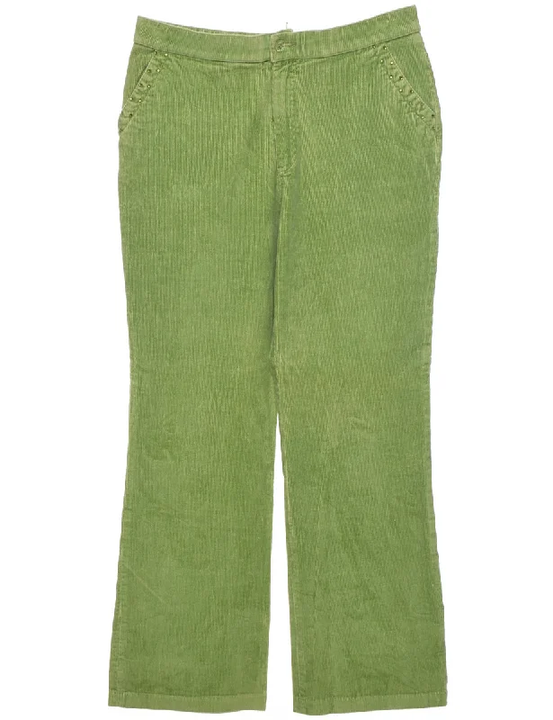 Corduroy Tapered Trousers - W31 L27 Trousers Business Professional